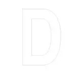 Lettre adhésive D