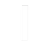 Lettre adhésive I 90 mm PickUp Mono Nobel – Blanc - Lettrage adhésif