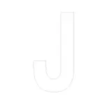 Lettre adhésive J