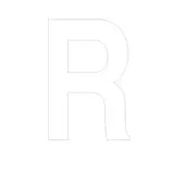 Lettre adhésive R 90 mm PickUp Mono Nobel – Blanc - Lettrage adhésif