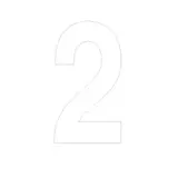 Chiffre adhésif 2