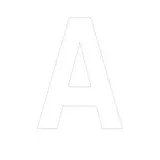 Lettre adhésive A