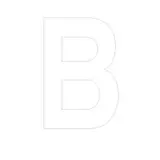 Lettre adhésive B