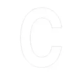 Lettre adhésive C