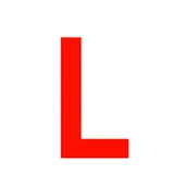 Lettre adhésive L