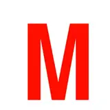Lettre adhésive M