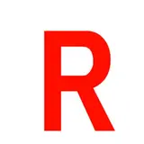 Lettre adhésive R