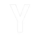 Lettre adhésive Y