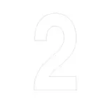 Chiffre adhésif 2