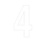 Chiffre adhésif 4