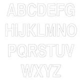 Lettres adhésifs 