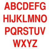 Lettres adhésifs 