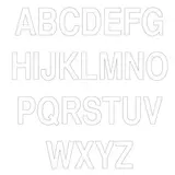 Lettres adhésifs 