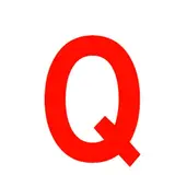 Lettre adhésive Q