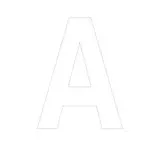 Lettre adhésive A