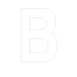 Lettre adhésive B
