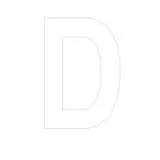 Lettre adhésive D