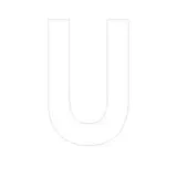 Lettre adhésive U