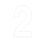 Chiffre adhésif 2