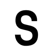Lettre adhésive S