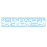 Sticker Soldes 2ème démarque 100 x 17,5 cm blanc