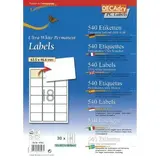 Étiquettes adhésives 