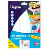 Étiquettes adhésives multi-usages amovibles