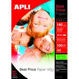 Papier photo brillant 1 face A4 140g - Paquet de 100 feuilles