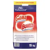 Lessive en poudre professionnelle tous textiles Gama - 500 lavages - Sac de 15 kg