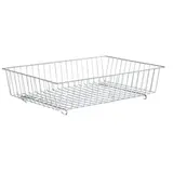Soldeur corbeille métal chromé 95 x 65 x 20 cm - Panier soldeur
