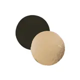 Rond carton double face Or / Noir ø 16 cm - Rond pâtisserie - Support gâteau - Paquet de 100