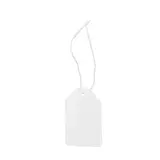 Étiquettes bijouterie rectangle à fil blanc