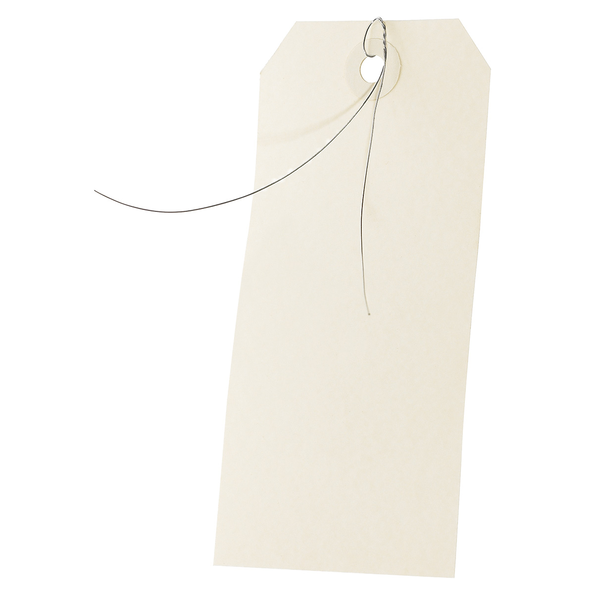 Étiquettes américaines, avec fil de fer 5,7 x 12 cm