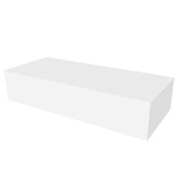 Podium vitrine Blanc