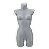 Buste femme plastique H 82 cm - Gris