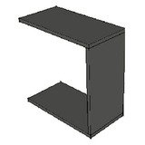 Meuble de liaison droit Sixties