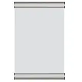 Cadre de porte aluminium A6 - gris