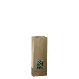 Sac SOS kraft brun avec fenêtre 250 ml 9 x 5 x 20,5 cm - Sachet SOS - Lot de 100