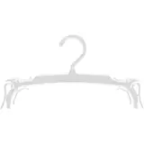 Cintre lingerie plastique transparent 27 cm - Lot de 50