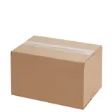 Caisse carton - Caisse américaine carton hauteur variable - carton simple cannelure 60 x 40 x 30/40 cm – Lot de 10