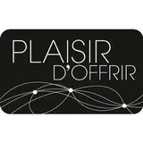 Étiquettes cadeaux adhésives Plaisir d'offrir noir - Paquet de 1000