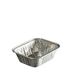 Barquette aluminium 490 ml 15 x 12,5 x 4,4 cm - Plat aluminium - Moule aluminium - Lot de 100