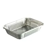 Barquette aluminium 910 ml 21,8 x 15,5 x 3,8 cm - Plat aluminium - Moule aluminium - Lot de 100
