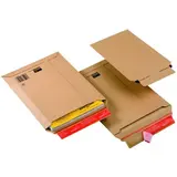 Pochette d’envoi colis rigide carton brun 250x340 mm auto-adhésive FSC – Paquet de 20