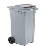 Conteneur 120 litres gris PEHD