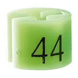 Marque taille T44 vert clair ø 1,3 cm - Indicateur de taille pour cintre - Paquet de 100