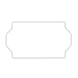 Étiquette blanche 26 x 16 mm amovible pour étiqueteuse - 10 rouleaux de 1200