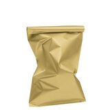 Pochette cadeau métallisée or 15 x 25 cm - Sachet cadeau or - Lot de 50