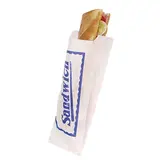 Sac sandwich papier kraft blanc 10 x 5,5 x 36 cm - Sachet sandwich - Lot de 1000