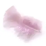 Plume rose clair artificielle L 10 cm - Plumes décoratives - Sachet de 30g